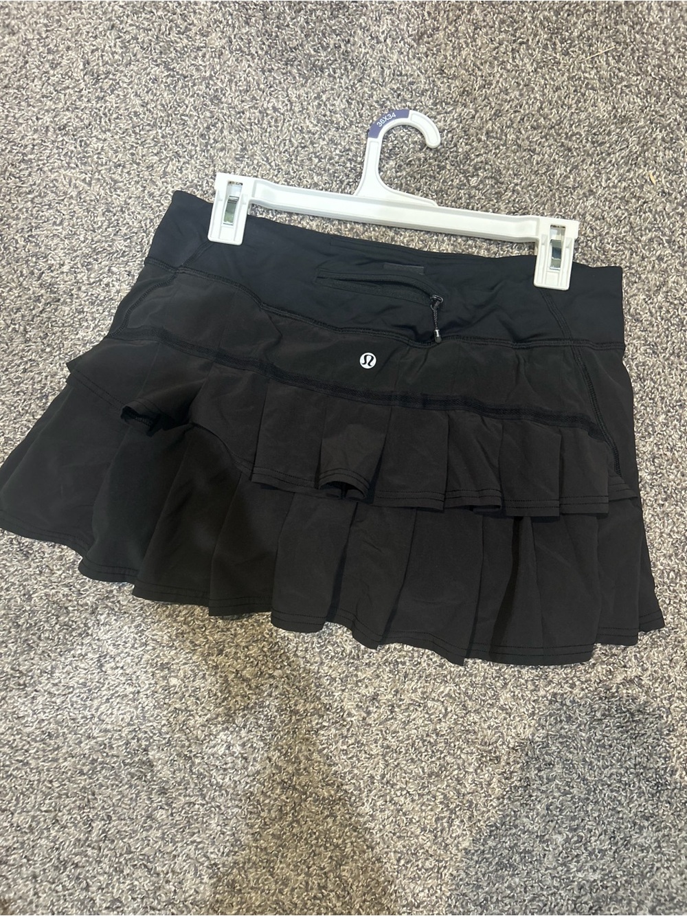 Lululemon Black Pleated Athletic Skirt